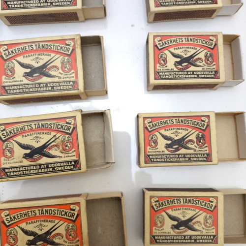 Vintage Swedish Uddevalla Safety Matchboxes used, collectible