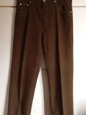 Robe di kappa men's pants used, brown, cotton