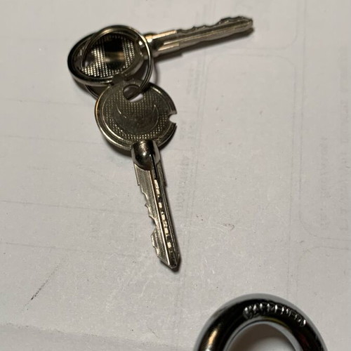 Old padlock like new