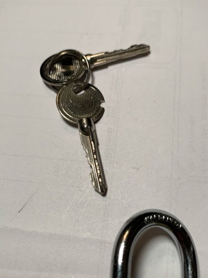 Old padlock like new
