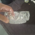 Crystal ashtray like new