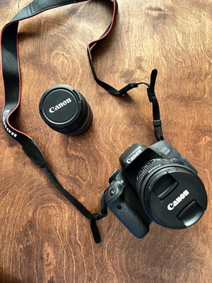 Canon EOS 750D DSLR 24.2MP like new with extra lens and bag