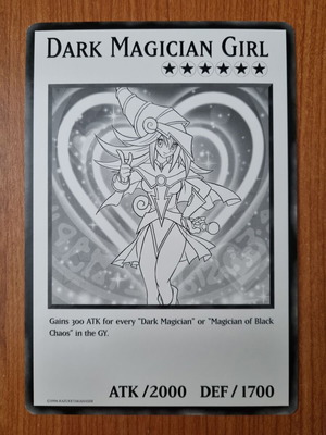 Dark Magician Girl Oversized Card σαν καινούργιο