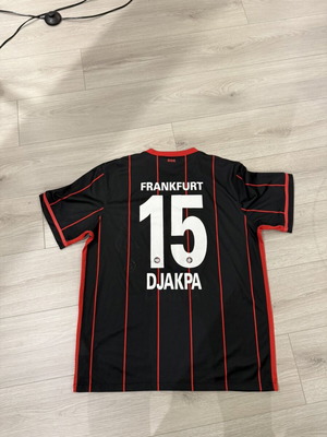 Eintracht Frankfurt 2015/16 Jersey Nike #15 Djakpa used with signatures XL