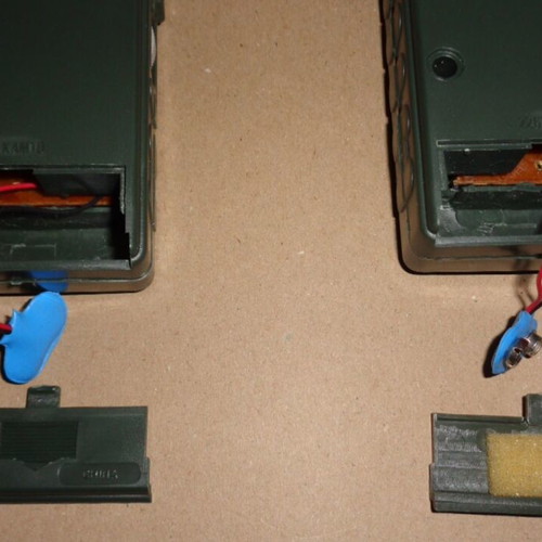 Electronic Solid State Walkie Talkie set of 2 new vintage gadgets