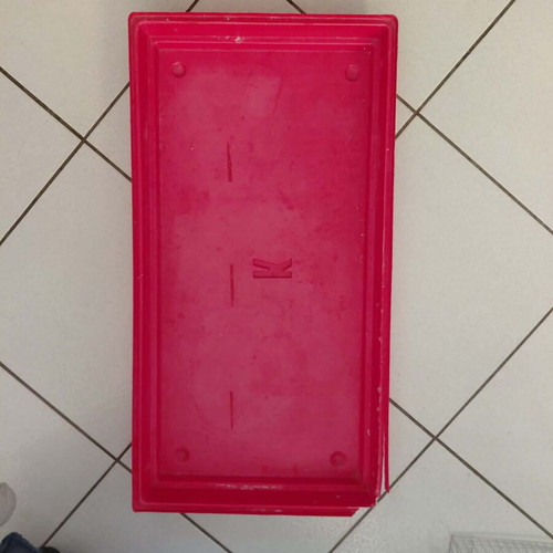 Birdcage used with 6 feeder slots, no middle bar, 63×35×45 cm