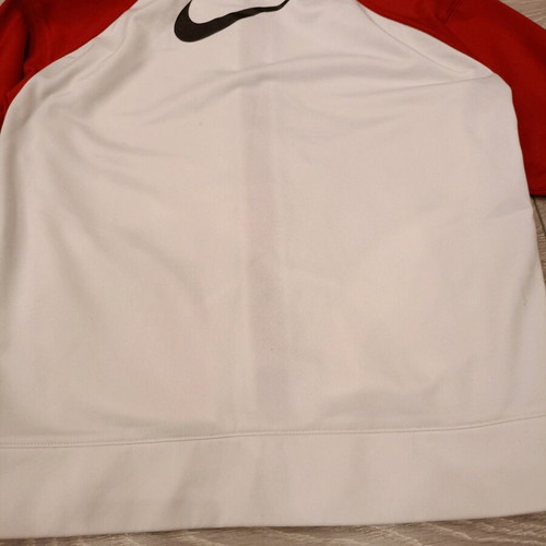 Nike Y2K track jacket used white-red raglan fit