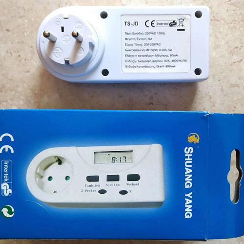 Electricity consumption meter new