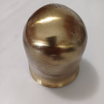 Metal helmet used, 11cm height