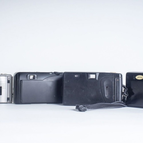 Vintage 35mm Film Cameras Used, 4-Pack Canon Fuji Minolta For Parts