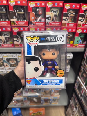Funko Pop! Superman #07 DC Super Heroes CHASE καινούργιο
