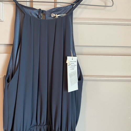 Mini dress gray crepe Regalinas new, size S
