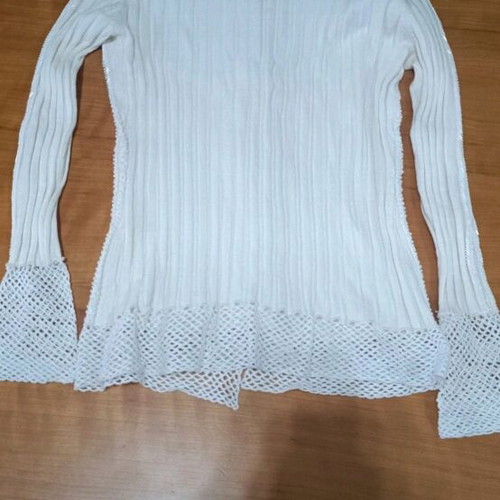 White cardigan like new, size S