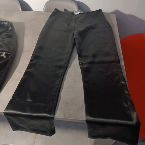 Black satin suit set used