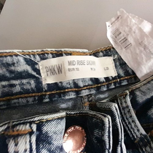 PNKW elastic denim pants used No.32