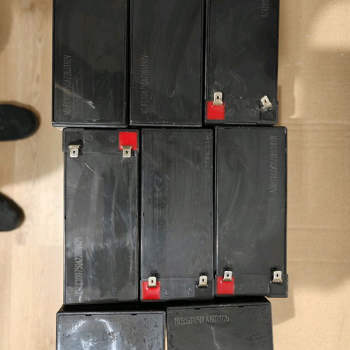 UPS 12V batteries used for recycling or reuse