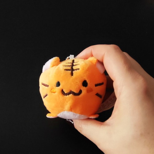 Soft keychain 6cm new in 4 multicolored variants