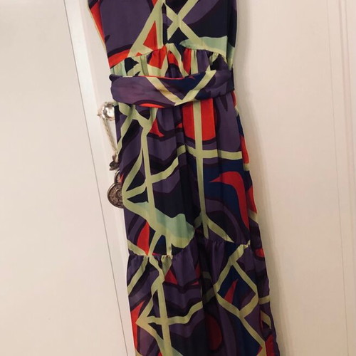 Innocent Multicolor Dress S New With Straps And Belt