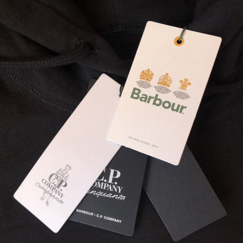 Barbour x C.P. Company Graphic Hoodie new, men's size M