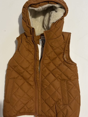 Camel vest with inner fur Orchestra new for boy up to 23 months