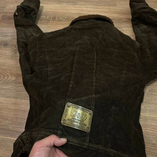 Vintage 90's Dolce & Gabbana Ribbed Corduroy Jacket used, size L