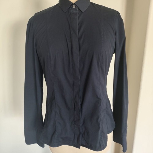 Massimo Dutti Blue Navy Women's Shirt S/M Like New
