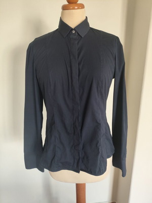 Massimo Dutti Blue Navy Women's Shirt S/M Like New