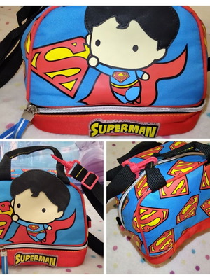 Superman insulated lunch bag, shoulder strap, 4.5lt
