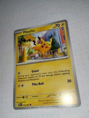 Pikachu card like new
