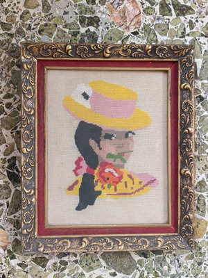 Frame used, dimensions 31x26 cm