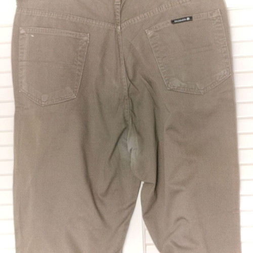 Trussardi fabric pants used, olive color, size M