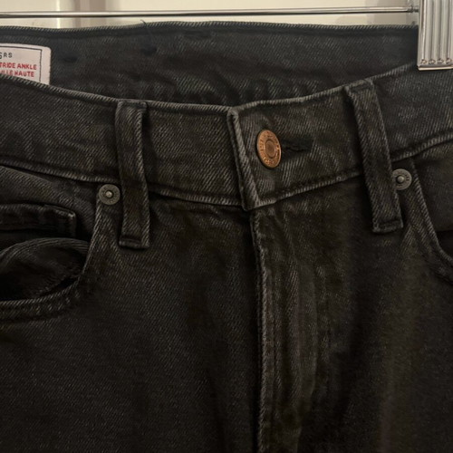 Gap high rise flare pants black like new