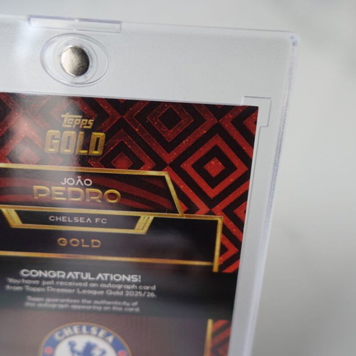 Topps Premier League Gold 2025-26 Joao Pedro Autograph Card Chelsea FC