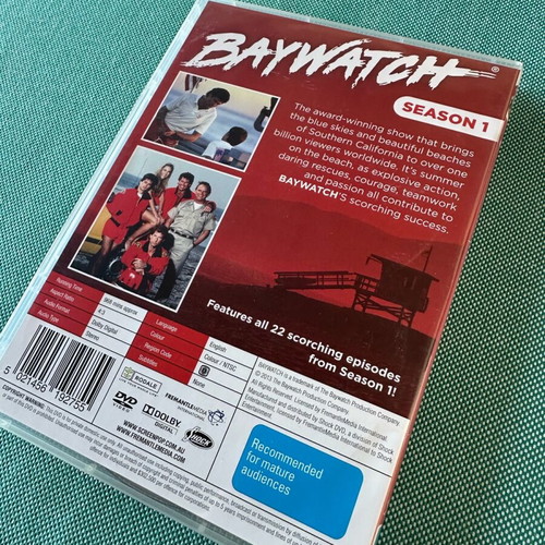 Baywatch Season 1 & 2 DVD like new, 12 DVDs without subtitles
