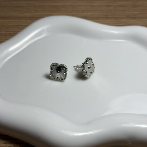 Stainless steel earrings new, silver color