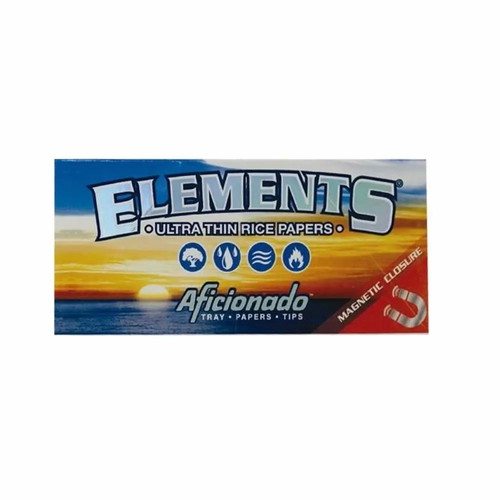 Elements Aficionado King Size Slim rolling papers 33 leaves new