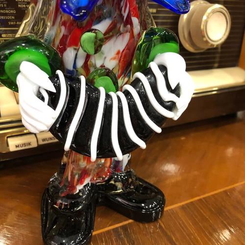 Murano clown used, 1970s, height 30.5 cm