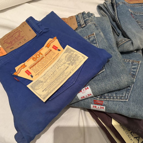 Levi's 501 vintage jeans made in USA, new