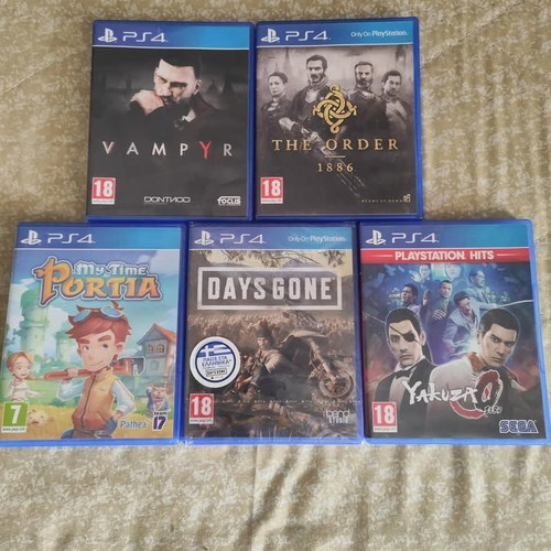 PS4 games new, pack with Days Gone sealed