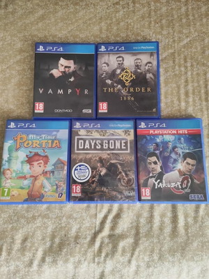 PS4 games new, pack with Days Gone sealed