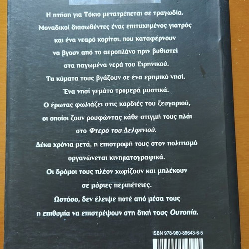 Sto Ftero tou Delfiniou novel by Takis Georgiou