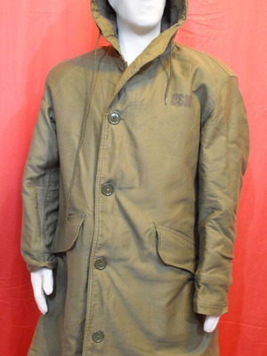 Jacket Parka USN Αμερικάνικο του Β΄ΠΠ με επένδυση από Alpaca και μαλλί καινούργιο, μέγεθος 38