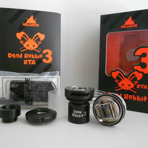 Hellvape Dead Rabbit v3 RTA like new, Matte Black