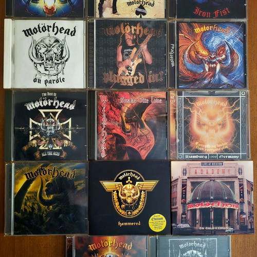 Motörhead CD collection, 14 CDs, first editions & special editions
