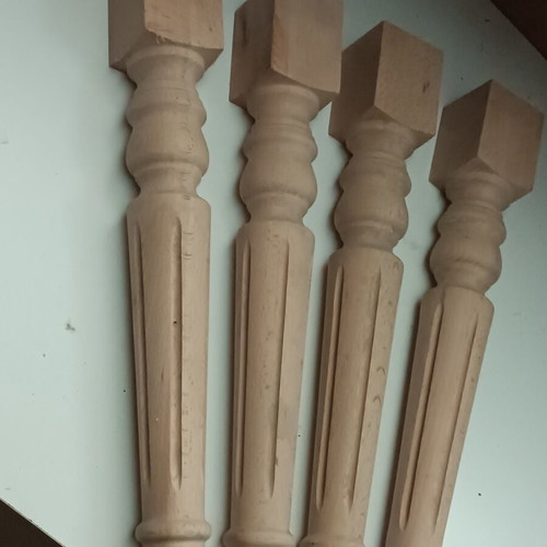 Wooden legs for various wood constructions, pack of 4