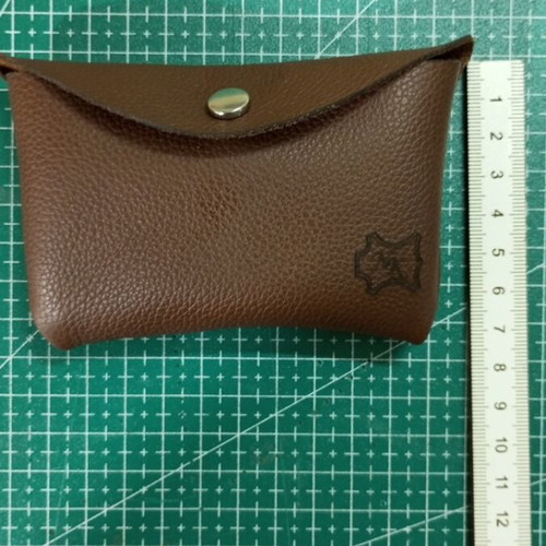 Handmade wallet from genuine soft cow leather, new, brown