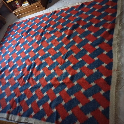Handmade velentza new with red, white and blue patterns 2.06x2.43