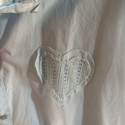 Turquoise Heart Shirt like new