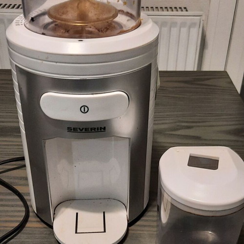 Severin KM 3873 electric coffee grinder used, inox, 150 W