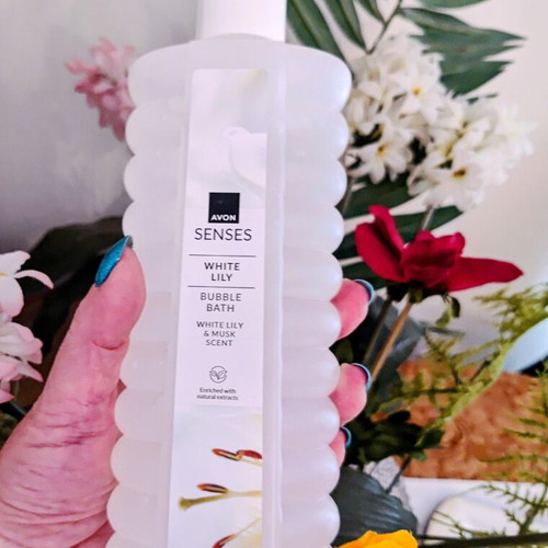 Avon Senses White Lily Bubble Bath 500ml